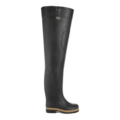Gummistiefel Le Chameau Oceane Cuissardes Jersey Schwarz Herren