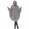 Poncho Happy Rainy Days Rain Cape Unisex Grey White -Regenstiefel Geschäft 1 32039 hrd 9 2022 cape zebra gray scaled 1