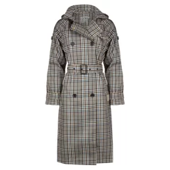 Jacke Happy Rainy Days Brooklyn Trenchcoat Check Damen