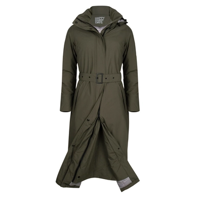 Jacke Happy Rainy Days Toronto Long Raincoat Padded Chimera Olive Damen 3 Jacke Happy Rainy Days Toronto Long Raincoat Padded Chimera Olive Damen