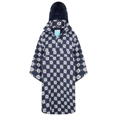 Poncho Happy Rainy Days Iris Umbrella Navy White - One Size Damen 3 Poncho Happy Rainy Days Iris Umbrella Navy White - One Size Damen