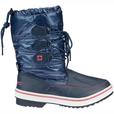 Schneestiefel Winter-Grip Glossed Trotter II Navy Rosa Beige Damen 3 Schneestiefel Winter-Grip Glossed Trotter II Navy Rosa Beige Damen