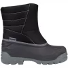 Schneestiefel Winter-Grip Snow Base Schwarz Grau -Regenstiefel Geschäft 1145 1