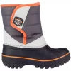 Schneestiefel Winter-Grip Junior Mountain Kid Schwarz Anthrazit Hellgrau Orange Kinder -Regenstiefel Geschäft 1169 ZGO
