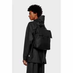 Rucksack Rains MSN Bag Mini Black 13L Unisex -Regenstiefel Geschäft 13570 black men 1