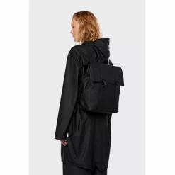 Rucksack Rains MSN Bag Mini Black 13L Unisex -Regenstiefel Geschäft 13570 black women 1