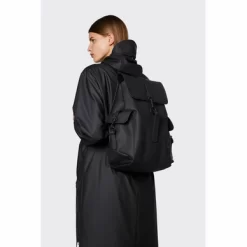 Rucksack Rains Rucksack Large Black 13L -Regenstiefel Geschäft 13630 black women 1