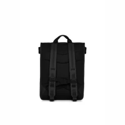 Rucksack Rains Trail Rolltop Backpack Unisex Black (47 X 36 X 13 Cm) -Regenstiefel Geschäft 13760 black 2