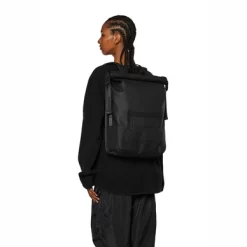 Rucksack Rains Trail Rolltop Backpack Unisex Black (47 X 36 X 13 Cm) -Regenstiefel Geschäft 13760 black women 1