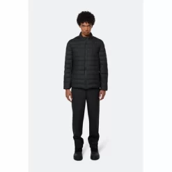 Jacke RAINS Trekker Jacket Black Unisex -Regenstiefel Geschäft 1543 black men 1
