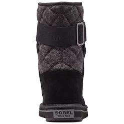 Sorel Women Newbie Black Grill Schwarz -Regenstiefel Geschäft 1560711 010 b