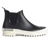 Gummistiefel Stutterheim Chelsea Rainwalker Schwarz/Weiß Unisex -Regenstiefel Geschäft 1783 White 1