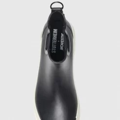 Gummistiefel Stutterheim Chelsea Rainwalker Schwarz/Weiß Unisex 7 Gummistiefel Stutterheim Chelsea Rainwalker Schwarz/Weiß Unisex -Regenstiefel Geschäft 1783 White 3