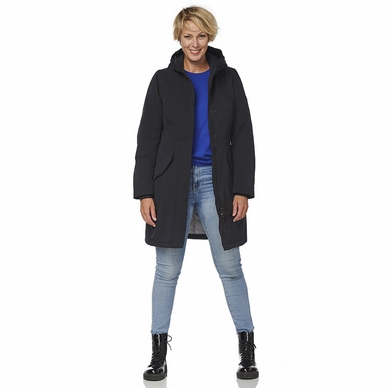 Jacke Happy Rainy Days Orlando Padded Coat Blue Graphite Damen 4 Jacke Happy Rainy Days Orlando Padded Coat Blue Graphite Damen – Bild 2