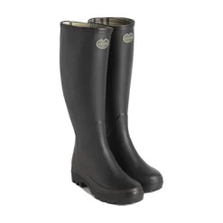Gummistiefel Le Chameau Giverny Botte Schwarz Damen -Regenstiefel Geschäft 2 1973 0247 1 1