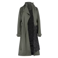Regenjacke AGU Urban Outdoor Trench Coat Long Army Green Damen -Regenstiefel Geschäft 2 9d2c867c0dacdc8bef7403ddd5ce6e8bda525c72 43500200 011 detail 01