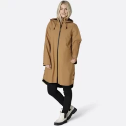 Regenjacke Ilse Jacobsen RAIN128 Cashew Damen -Regenstiefel Geschäft 2 RAIN128 236 F 300 1024x1024