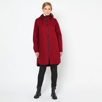 Regenjacke Ilse Jacobsen RAIN128 Rhubarb Damen 4 Regenjacke Ilse Jacobsen RAIN128 Rhubarb Damen – Bild 2