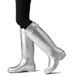 Gummistiefel Hunter Original Tall Silber -Regenstiefel Geschäft 2 WFT1000RMA SIL 1
