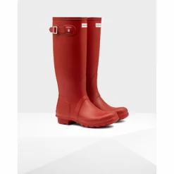Gummistiefel Hunter Original Wellington Tall Military Rot -Regenstiefel Geschäft 20161114095638 PROD AW16 ORG WFT1000RMA MLR 2