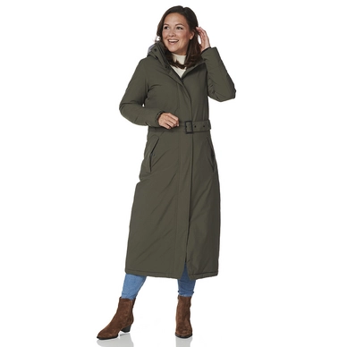 Jacke Happy Rainy Days Toronto Long Raincoat Padded Chimera Olive Damen 5 Jacke Happy Rainy Days Toronto Long Raincoat Padded Chimera Olive Damen – Bild 3