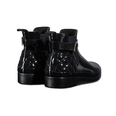 Gummistiefel Hunter Refined Gloss Quilt Chelsea Schwarz 5 Gummistiefel Hunter Refined Gloss Quilt Chelsea Schwarz – Bild 3