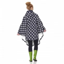 Poncho Happy Rainy Days Iris Umbrella Navy White - One Size Damen 8 Poncho Happy Rainy Days Iris Umbrella Navy White - One Size Damen -Regenstiefel Geschäft 3 bike cape iris hrd studio 11 2017 56659