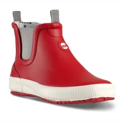 Regenstiefel Nokian Hai Low Red Damen -Regenstiefel Geschäft 3 hai low red grey front 1000x1000px