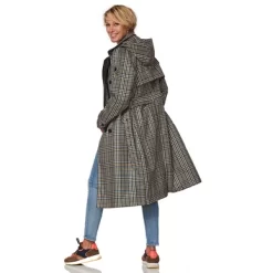 Jacke Happy Rainy Days Brooklyn Trenchcoat Check Damen -Regenstiefel Geschäft 4 15417HRD 3 9 2021 Brooklyn check