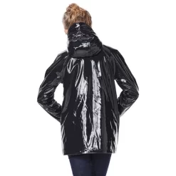 Regenjacke Happy Rainy Days Rain Mac Padded Teddy Boaz Black Damen -Regenstiefel Geschäft 4 lakjas kort boaz aangesneden hrd 6 2018 7817