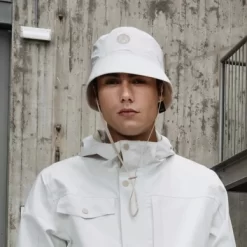 AGU Unisex Bucket Rain Hat Urban Outdoor Wit Regenhut -Regenstiefel Geschäft 43480100 027 prod 31