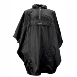 Poncho Ralka Schwarz - One-size Unisex