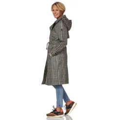 Jacke Happy Rainy Days Brooklyn Trenchcoat Check Damen -Regenstiefel Geschäft 5 15429HRD 3 9 2021 Brooklyn check