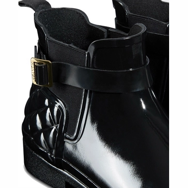 Gummistiefel Hunter Refined Gloss Quilt Chelsea Schwarz 7 Gummistiefel Hunter Refined Gloss Quilt Chelsea Schwarz – Bild 5