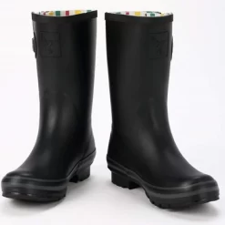 Gummistiefel Evercreatures All Black Short Wellies Damen -Regenstiefel Geschäft 5K6A5843 1598x2400