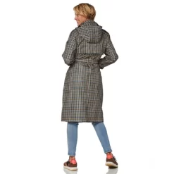 Jacke Happy Rainy Days Brooklyn Trenchcoat Check Damen -Regenstiefel Geschäft 6 15431HRD 3 9 2021 Brooklyn check