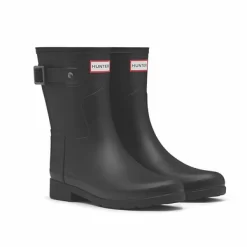 Regenstiefel Geschäft -Regenstiefel Geschäft 67680 Womens Refined Short Wellington Boot WFS2200RMABLK BLACK ORIGINAL