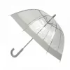 Regenschirm Blooming Brollies Clear Dome Grey -Regenstiefel Geschäft 7EDSCDG