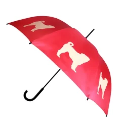 Regenschirm Blooming Brollies San Francisco Pug Fawn Red