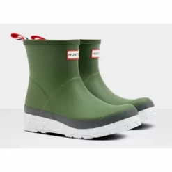Gummistiefel Hunter Original Play Short Speckle Scottish Moss Green Damen -Regenstiefel Geschäft 7a 1