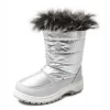 Schneestiefel Gevavi CW95 Silber Kinder -Regenstiefel Geschäft CW9511 CW951101