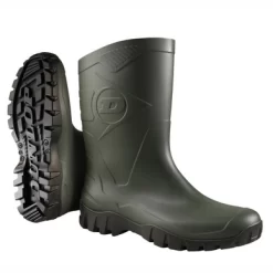 Dunlop PVC Gummistiefeletten Grün