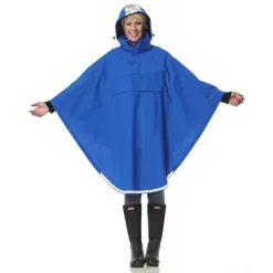 Poncho Happy Rainy Days Kobaltblau -Regenstiefel Geschäft HRD 1302 5