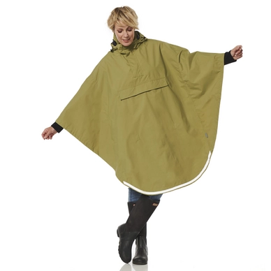 Poncho Happy Rainy Days Damen Grün 5 Poncho Happy Rainy Days Damen Grün – Bild 3