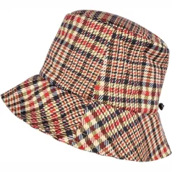 Regenhut Happy Rainy Days Faltbar Check