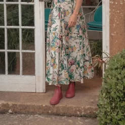 Gummistiefel Le Chameau Iris Chelsea Jersey Lined Rose Damen -Regenstiefel Geschäft Iris20Chelsea20jersey20lined20boot20rose2050