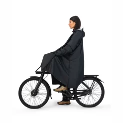 Poncho Maium Unisex-Poncho Schwarz -Regenstiefel Geschäft PO BL 02