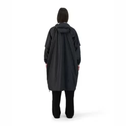 Poncho Maium Unisex-Poncho Schwarz -Regenstiefel Geschäft PO BL 04