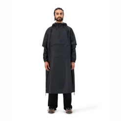 Poncho Maium Unisex-Poncho Schwarz -Regenstiefel Geschäft PO BL 09