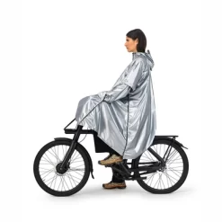 Poncho Maium Poncho Unisex Silver -Regenstiefel Geschäft PO SI 04